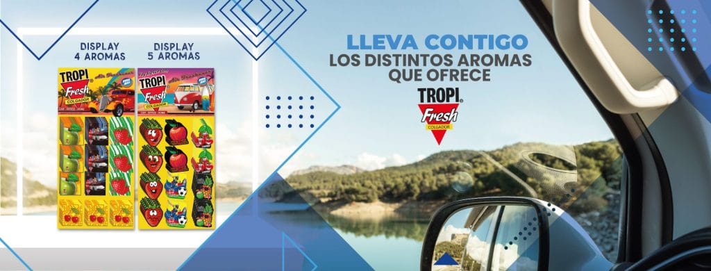 Display de productos de limpieza automotriz - QUIMIAVIL EC